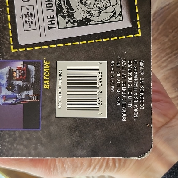 Vintage 1989 JOKER Batman Movie 1989 Sealed